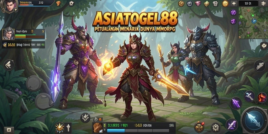 Tampilan menarik dari gameplay ASIATOGEL88 dalam dunia MMORPG.