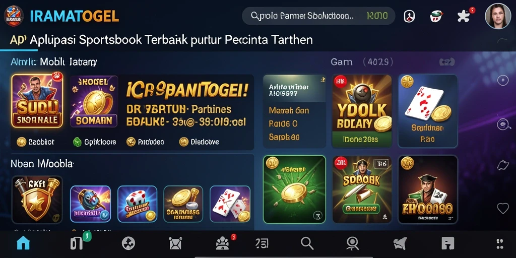 Screenshot utama IRAMATOGEL menampilkan tampilan antarmuka taruhan yang menarik dan informatif.