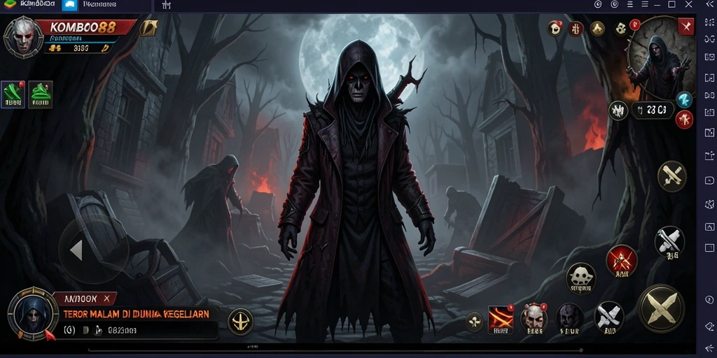 Tampilan gameplay KOMBO88 yang mencekam dan penuh ketegangan.