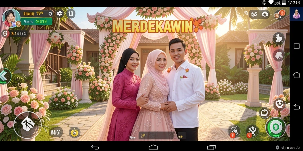 Tampilan menarik dari gameplay <strong>MERDEKAWIN</strong> yang seru dan interaktif.