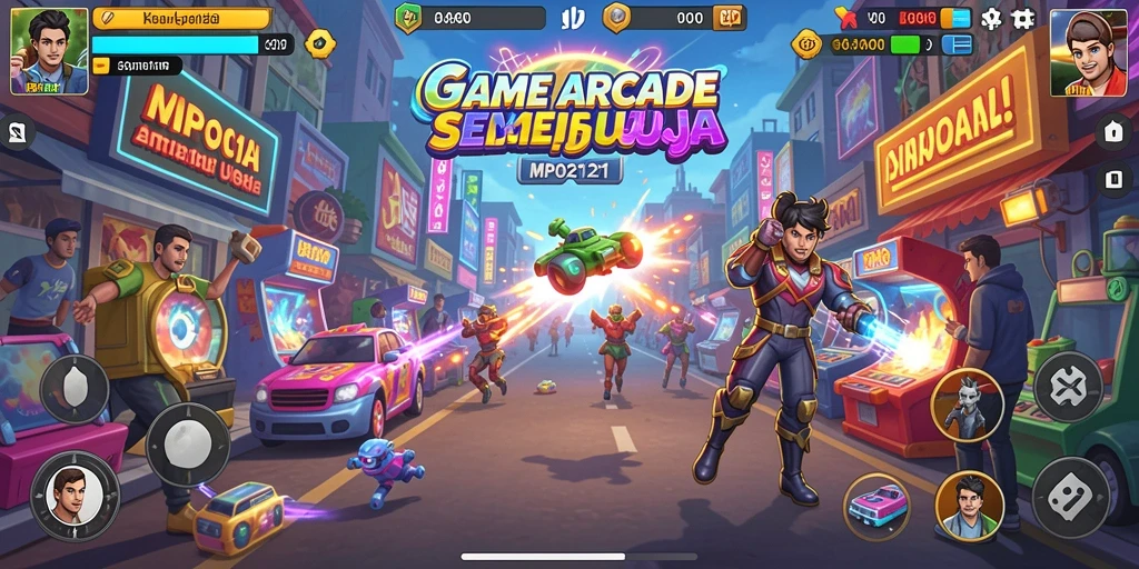 Tampilan gameplay menakjubkan dari MPO2121 yang seru dan penuh tantangan.
