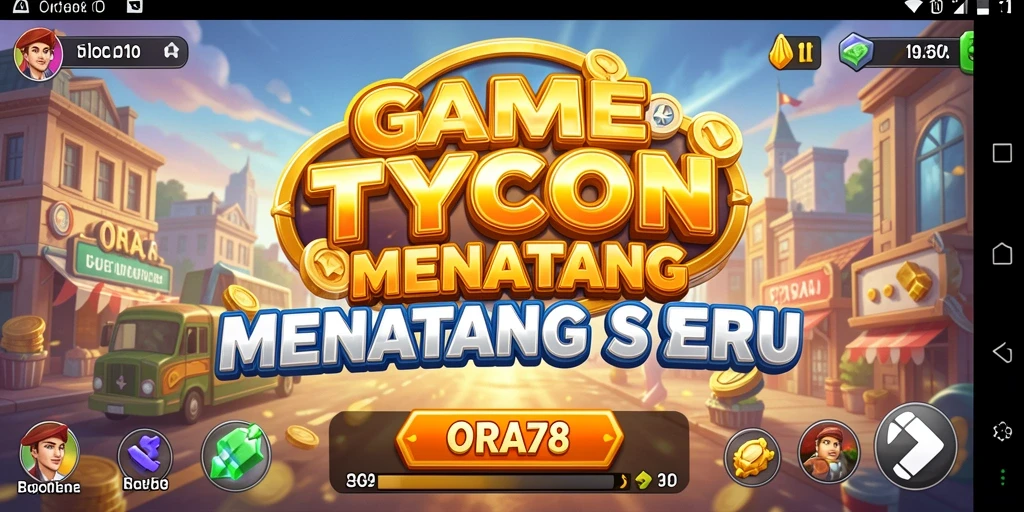Tangkapan layar ORA78 menampilkan gameplay Tycoon yang seru dan interaktif.