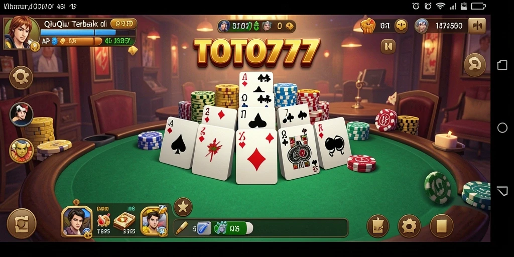 Screenshot TOTO777 menampilkan permainan QiuQiu yang menarik dan seru.