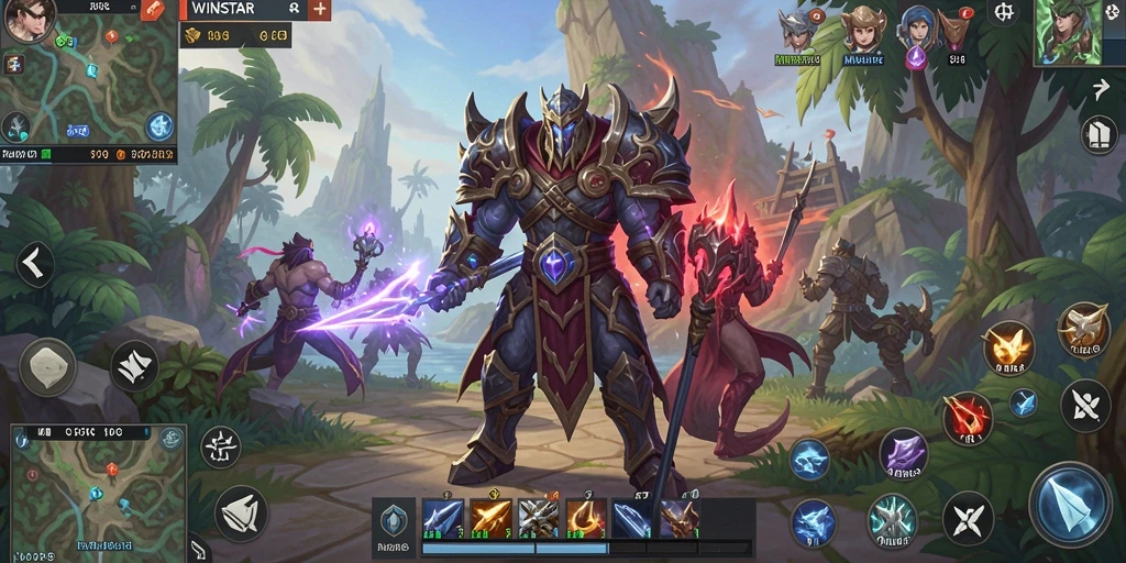 Screenshot gameplay <strong>WINSTAR</strong> yang menampilkan aksi seru dalam petualangan MMORPG.